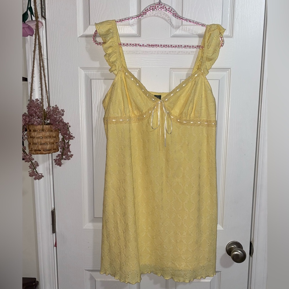 Yellow Lace Dress Wild Fable - Picture 2 of 4